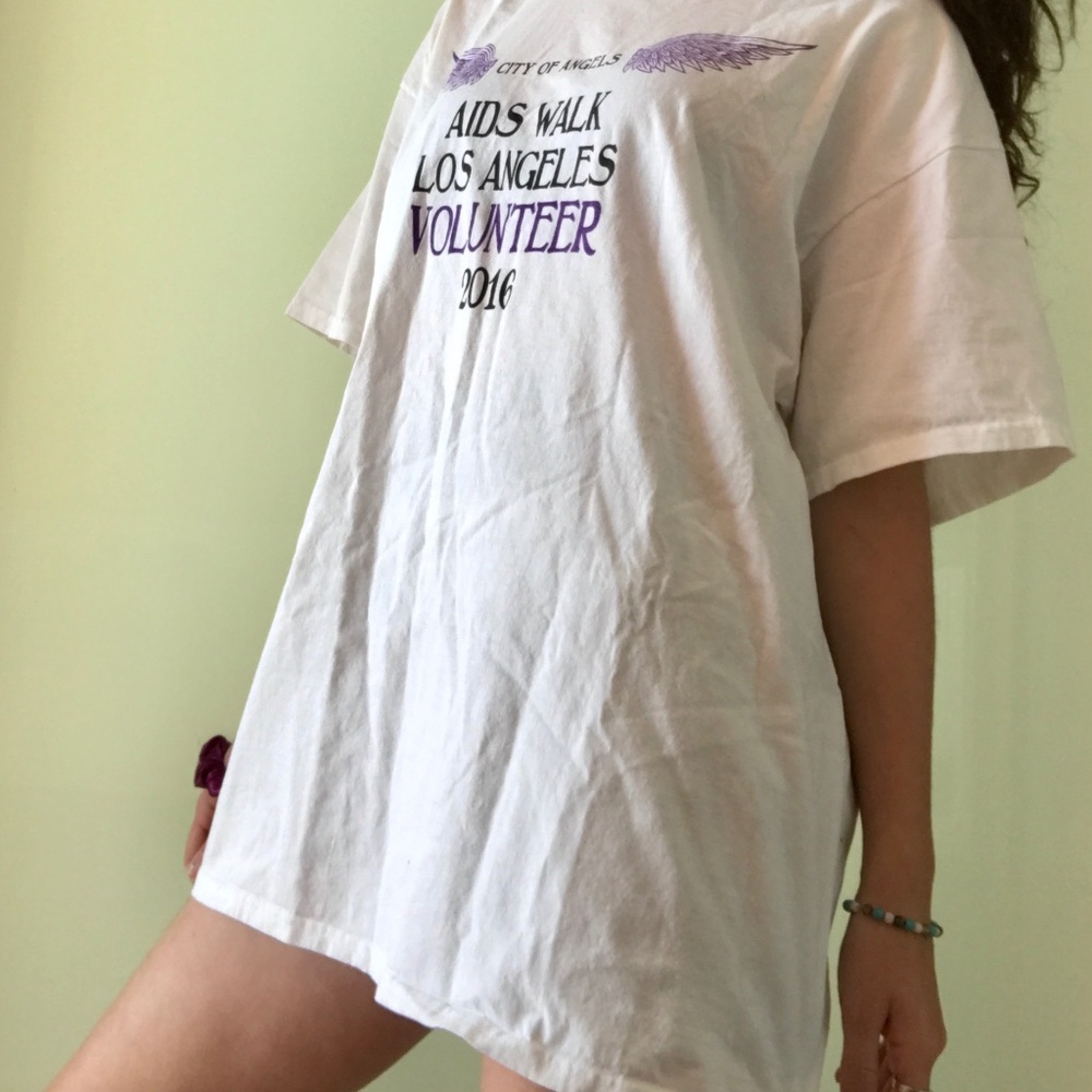 AIDS walk t-shirt